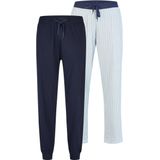 Phil & Co - Pyjamabroek - Donkerblauw en Lichtblauw - 2-Pack - Heren