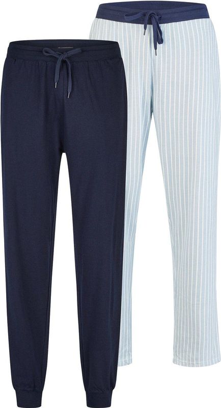 Phil & Co - Pyjamabroek - Donkerblauw en Lichtblauw - 2-Pack - Heren