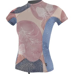 O'neill Dames Lycra Vest Met Korte Mouwen En Print 5405s - De