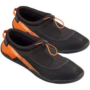 BECO neopreen waterschoenen Beach - oranje/zwart - maat 39