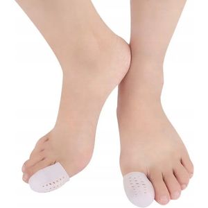 Gel Beschermhoesjes voor Tenen en Vingers - Maat L met Perforatie