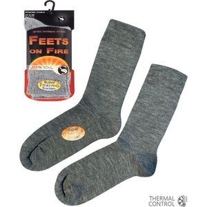 Stark Soul thermo sokken - thermosokken dames 36 40 grijs - 5x warmer!