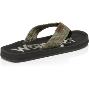 Wrangler Heren Zane Flipflop Men Low Olive/black | Maat: 41
