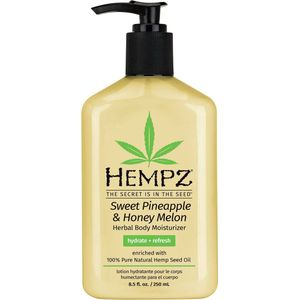 Hempz Original Sweet Pineapple & Honey Melon Herbal Body Moisturizer 250 ml - Hydraterende Crème - Body Lotion voor Dames en Heren - Hydraterend & Verzachtend - Ananas Honing Meloen