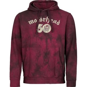 Motörhead Core 50th Heren Trui met capuchon - rood - S