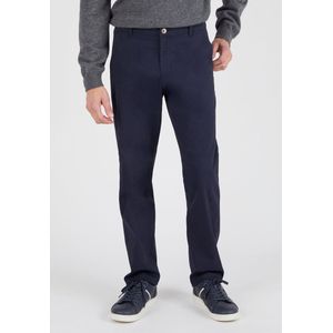 Damart - Chinobroek van stretchkatoen - Heren - Blauw - 48