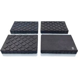 Universele massief rubberen pads voor hefbruggen - 160 x 120 x 20 mm
