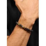 Thomas Sabo - Armband - Zwart - Gerecycled Zilver - Tijgeroog