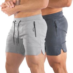 Heren 5 inch Gym Workout Shorts voor Bodybuilding en Running met Rits Zakken