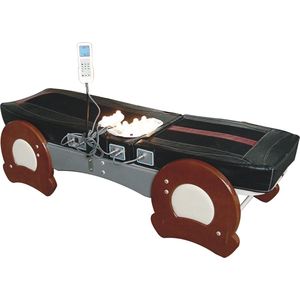 RelaxaSoothe Verwarmd massagebed zwart