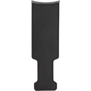 Professionele Haarkleuring Paddle Borstel - Middelzwart - Voor Gebruik in de Salon