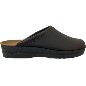 Rohde - Heren Pantoffel - Leer - Bruin - Rubberzool