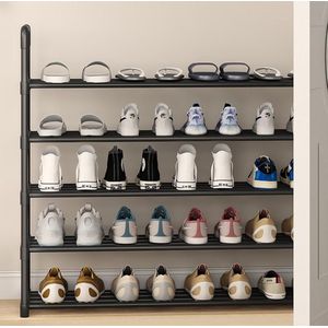 schoenenrek - planken, schoenenstandaard, hoog / schoenenorganizer ruimtebesparend, multifunctioneel,28 x 60 x 72 cm
