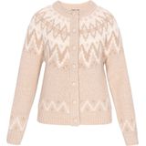 DreiMaster - Vintage - Gebreid Vest - Beige / Crème / Camel