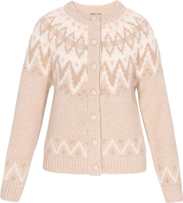 DreiMaster - Vintage - Gebreid Vest - Beige / Crème / Camel