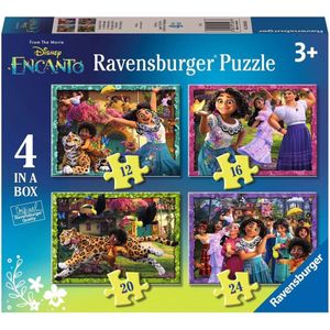 Ravensburger Disney The Lion King 4in1box puzzel - 12+16+20+24 stukjes - kinderpuzzel