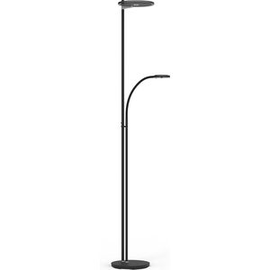 Steinhauer vloerlamp Turound - zwart - metaal - 2989ZW