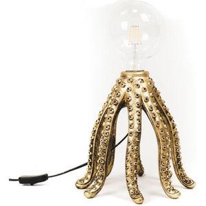 Housevitamin Octopus Tafel lamp - Goud- 25x25cm E27 Fitting - Design - Eyecather
