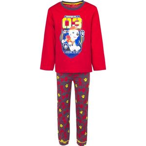 Paw patrol pyjama 104cm Rood