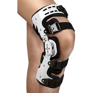 Verstelbare Kniebrace voor Knie Revalidatie, Artrose, Artritis en Kniepijn - Unisex - Scharnier - Rechts