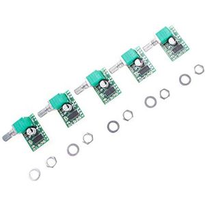 Mini stereo versterker module met USB-voeding - 5 stuks