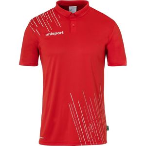 Uhlsport Score 26 Polo Heren - Rood / Wit | Maat: 3XL