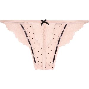 Hunkemöller Dames Lingerie String Dorothy - Roze - maat XS