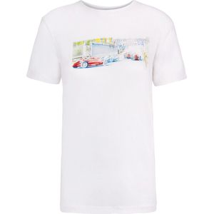 STEUR - DESIGN - t-shirt - heren - wit - 100% katoen - Grand Prix Monaco - XXL