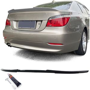 Geschikt voor Bmw 5 Serie E60 Achterklep Ducktale Extention Lip Styling Spoiler Hoogglans Zwart