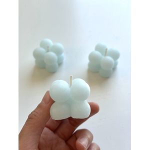 Mini Bubble Candle 3 Colors | Mini Bubble Kaars | 12 pieces | Klein Bubble Kaarsen | Babyshower Gift | Birthday Gift | Home Decor | Wellness Candle | Rituals | Gift For Her