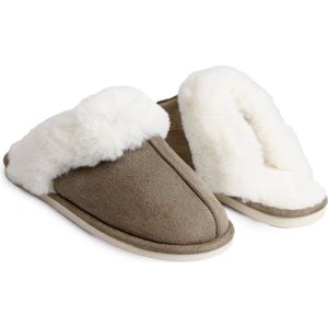 Unique Living - Sloffen - Taupe - Maat 36/37