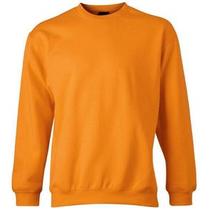 James and Nicholson Unisex Round Heavy Sweatshirt (Oranje)
