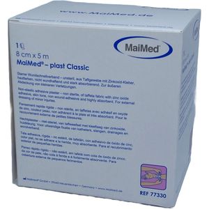 Maimed-plast Classic pleister op rol - 8cm x 5 m