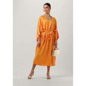Notre-V Nv-belle Midi Dress Jurken Dames - Rok - Jurk - Oranje - Maat XL/XXL