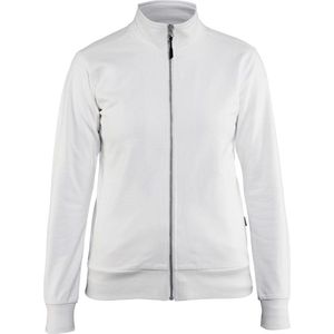 Blåkläder 3372-1158 Dames sweatshirt met rits Wit maat XL
