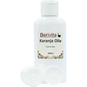Karanja Olie 100ml - Huidolie - Haarolie - Puur & Koudgeperst - Pongamia Oil