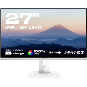 JAPANNEXT - JN-IPS27UHDR-C65W-HSP - Monitor - Wit - 27 inch - 4K UHD - HDR