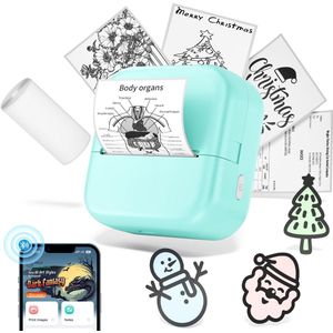 Azomor® Compacte draagbare thermische printer voor foto's en notities onderweg