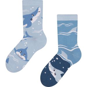 Dedoles Mismatched Kinderen Sokken - Grijze Haai - Maat 27-30