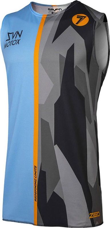 Seven Zero Raider Over Vest Blauw Zwart Man