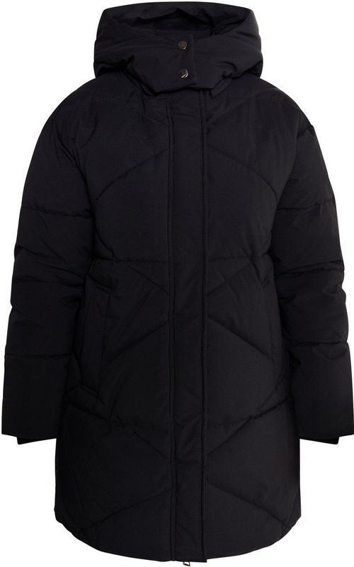 usha - Gewatteerde Jas - Zwart - WHITE LABEL