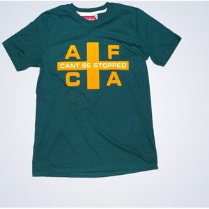 T-shirt FLAG groen/geel