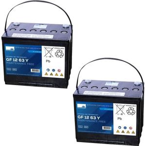 Universal Power Vervangende Accu Voor Vermeiren Squod (6 Kmh) Rolstoel 24V 2 X 12V 63Ah