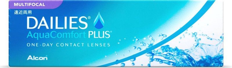 DAILIES AquaComfort Plus - Daglenzen - Multifocaal - Comfortabel - 30 Stuks