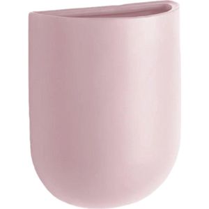 Pt Wand bloempot Oval - Light Pink