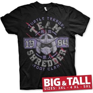 Teenage Mutant Ninja Turtles Team Shredder Big & Tall T-Shirt Black-3XL