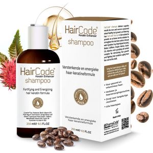 haircode shampoo [Anti-Hair Loss Hair Keratin Stimulating Formula] [THICKER Hair] [Ultra mild cleansing] [Strengthens hair]