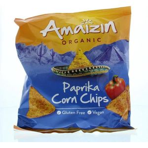 Amaizin Corn chips paprika 75 gram