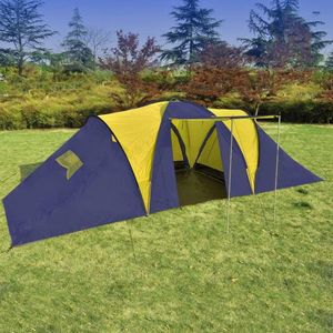 vidaXL-Tent-9-persoons-polyester-blauw-en-geel