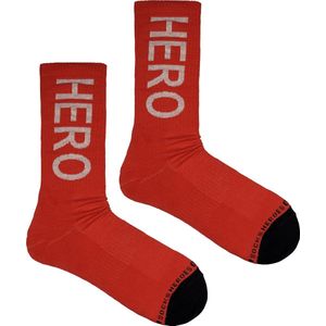 Heroes on Socks - Hero Icon Winter Orange - Herensokken maat 41-46